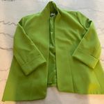 Jones Studio NWOT  Vibrant‎ Green Women's Blazer Photo 0