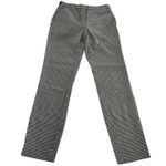 ZARA Pants Womens XS Black White Houndstooth Slim Trousers Stretch Classic Photo 0