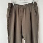 Eileen Fisher Dark Green 100% Tencel Lyocell Pleated Pull On Trouser Pants Small Photo 2