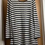 Free People  Striped Black and White Knit Dress.   Size-Mesium Photo 0