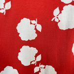 Boden USA Boden Miriam Jersey Knit Bell Sleeve Mini Dress Orange Red Floral Womens 16 Photo 13