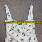 Bardot  Cello Ring Detail Floral Mini Dress White Blue 4 Photo 9