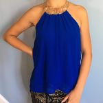 XOXO Royal Blue Blouse  Photo 0