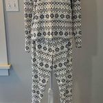 Tommy John second skin pj set in coconut milk/vintage holiday sweater size small Black Photo 0