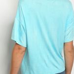 Sans Souci  Aqua Tie-Dye Copyright Tee Photo 1