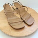 Jonathan Simkhai Tan Cedonia Strappy Leather Kitten Heel Sandals Size 7.5 Photo 1
