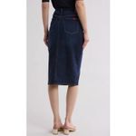 7 For All Mankind NWT  Easy Pencil Denim Skirt Dark Indigo Sz 31 $125 Photo 1