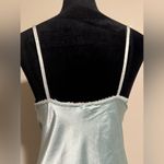 Victoria's Secret Preloved Victoria’s Secret Blue and White Lacy Slip Dress size medium Photo 4