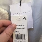 Sanctuary NWT WHITE PLAID SLEEVELESS JACKET SIZE LARGE (L8) Photo 2