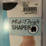 New Assets by spanx mid thigh shaper size 4 black Photo 2