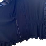 Inc international 🖤 I.N.C. Soft Knit Ruffle Trimmed Open Shrug Cardigan 3/4-Sleeve Deep Black, 2X Photo 11