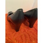 Etienne Aigner Vintage Smart Navy Lenvy Leather Heel Pumps Size 8.5 Great Cond Photo 6