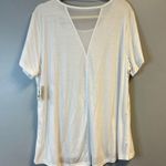Pro Player  Tee White Short Sleeve Mesh Back Top 2X NWT Athletic Sporty Workout Photo 4
