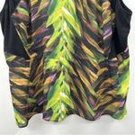 Lane Bryant  Green & Black Feather Leaf Print Sleeveless Top‎ Size 22 Photo 2
