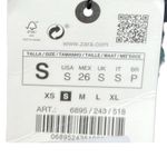 ZARA  Maxi Dress Tie Dye Printed Chiffon‎ Beaded Straps Green Size Small Photo 14