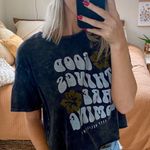 Caution to the Wind Good Things Are Coming Cropped Tee Photo 1