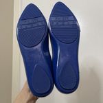 Melissa  x Karl lagerfeld blue zipper rubber pointed toe flats size US 6 Photo 4