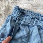 Aerie Chambray Paperbag Shorts Photo 3