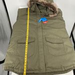 Columbia  Womens Insulated Hooded Parka Jacket Faux Fur Trim Green 2X Photo 5