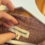 Lucky Brand  Size Medium Dusty Pink Cable Knit Sweater New With Tags Photo 4