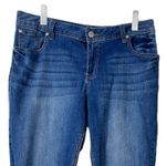 Lane Bryant Embellished Skinny Ankle Mid Rise Jeans Medium Wash Plus Size 16 Photo 3