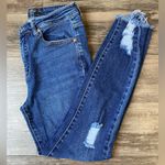 Monkey Ride  Jeans Women’s Stylish Distressed Blue Skinny Jeans Size 7 / 28 Photo 8
