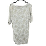 ZARA  Beige Tan Palm Leaf Print Short Sleeve Shirt‎ Size Large Photo 2