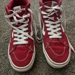 Vans Red Platform High Top  Photo 1