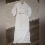 DOLAN jacqueline belted ivory maxi dress $258 boho Anthropologie formal spring White Size XS Photo 4