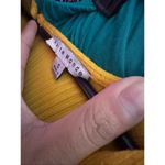 Haute Monde  Mustard Yellow Ruffle Sleeve Jumpsuit | Women’s Small | Stretchy Rib Photo 6