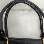 BCBG MAX AZRIA Patent Leather‎ Quilted Purse Black Photo 6