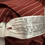 Ariat Women’s Kirby Stretch Fired Brick Pinstripe Button Down Shirt Size 1X NWT Photo 5