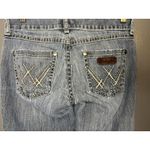 Wrangler  Jeans Womens 0x36 Blue Bootcut 07MWZKS Embellished Back Pocket Denim Photo 6