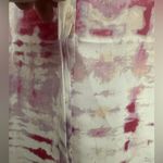 NYDJ  Sleeveless Pintuck Blouse in Carnelian V Neck Button Front Size Medium NWT Photo 5