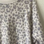 Victoria's Secret Victoria’s Secret Gray Cheetah Sweatshirt Size S Photo 1