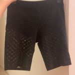 Open Edit black lacy biker shorts. S Photo 5