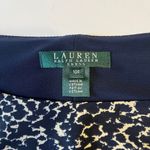 Ralph Lauren Sheath Dress Navy Tan Sz 10 Petite Business Casual Workwear Office Photo 3