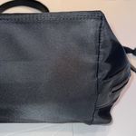 Botkier  Black Nylon Tote Weekender Bag Zipper Travel Carry On Zipper Detail Photo 12