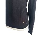 JACK NICKLAUS Women's Black Wool Blend Striped Sweater Size Small Photo 5