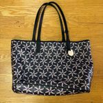 Kate Spade Broome Street Canvas Coated Coastal Quiet Luxury Preppy Tote Bag Photo 0