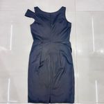 Byron Lars Beauty Mark Rouched One Shoulder Little Black Dress Size 6 Photo 9