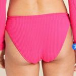 ANDIE  Swim The Cheeky Bikini Bottom Rib Terry Neon Hibiscus Pink M Photo 1