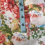 Anthropologie Aratta Silent Journey Floral Silk tunic blouse size M White Size M Photo 6