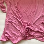 Ruby  Ribbon pink wrap yoga top, size medium Photo 4