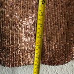 Gianni Bini Bronze Sequin Blazer Size Small Photo 7