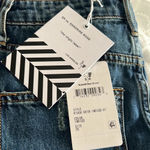 Sandrine Rose • Free People Indigo Wash Button Fly Straight Fit Jeans Blue Size 25 Photo 6