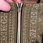 Free People Women’s Movement green and black front zip sports bra Photo 3