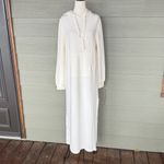 Z Supply  Ruffle Hoodie Dress in Cloud Dancer Photo 1