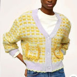 Mango  Multi Color Knit Cardigan Photo 0