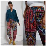 Anthropologie Zadie Velvet Abstract Print Sleep Pants Photo 1